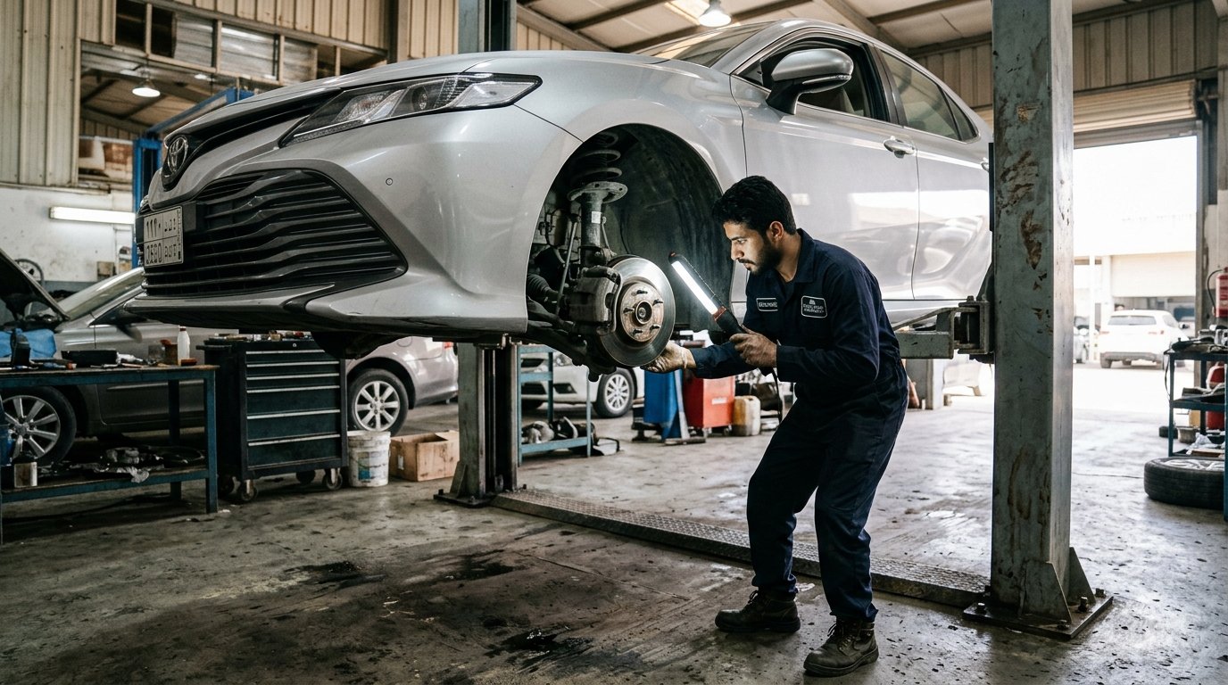 صيانة العفشة وميزان السيارة